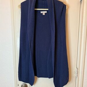 Coldwater Creek Women's Navy Cardigan